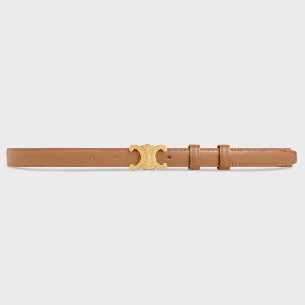 Celine Triomphe Belt 18mm in Taurillon Leather - Picture 2 of 8